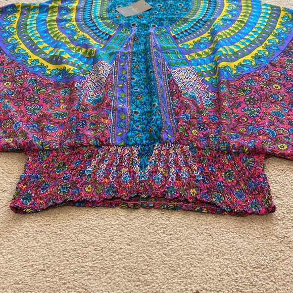 Tolani flower print blouse from Anthropology - Picture 3 of 5